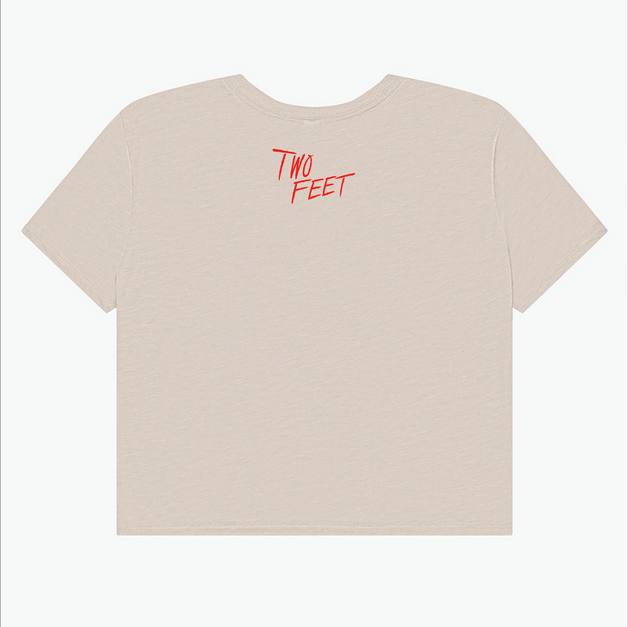 Two Feet - "Love Is A B" Crop Top