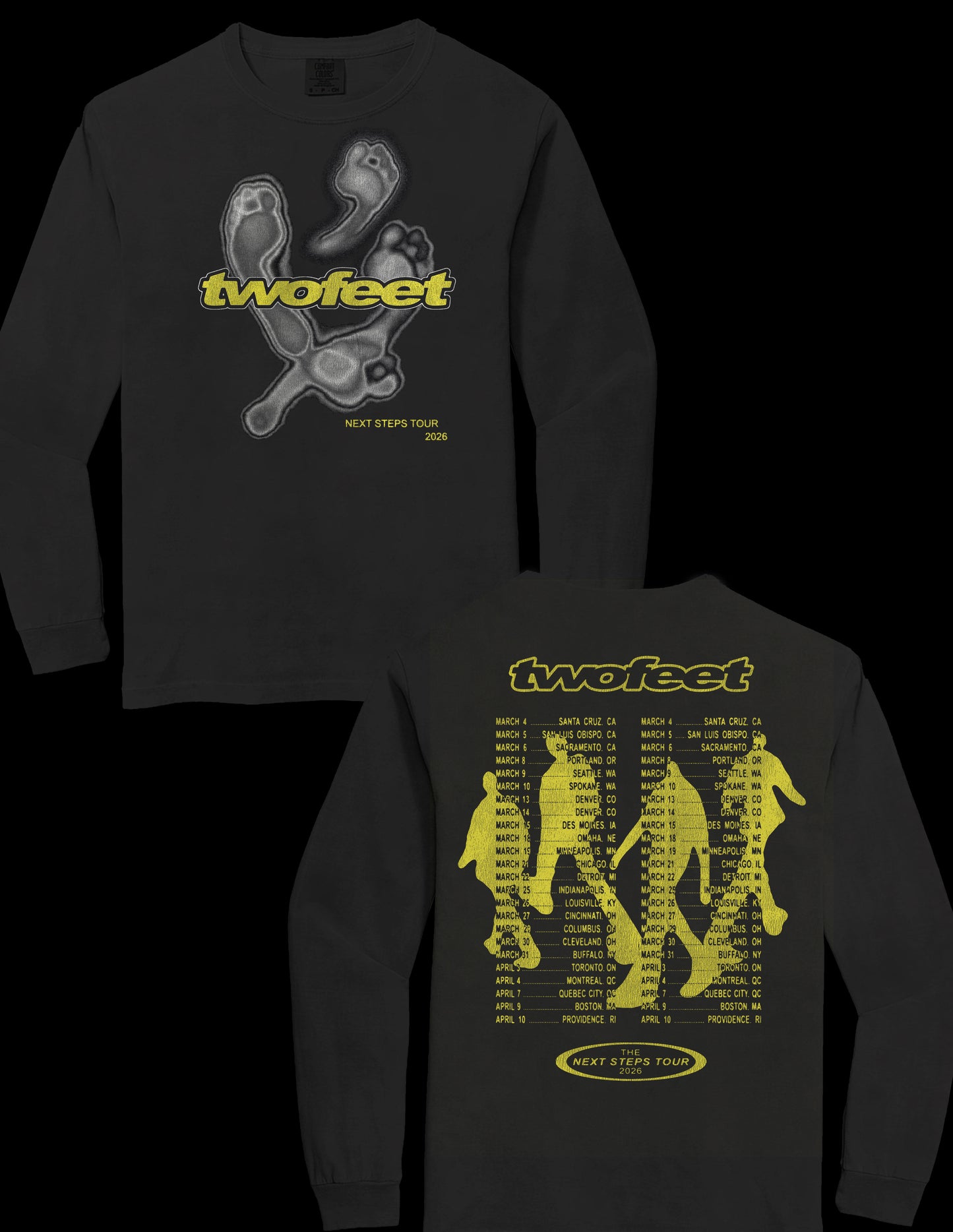 Yellow Walk Longsleeve Tee